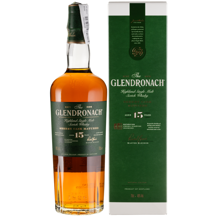 Віскі Glendronach 15yo, gift box, 0.7 л