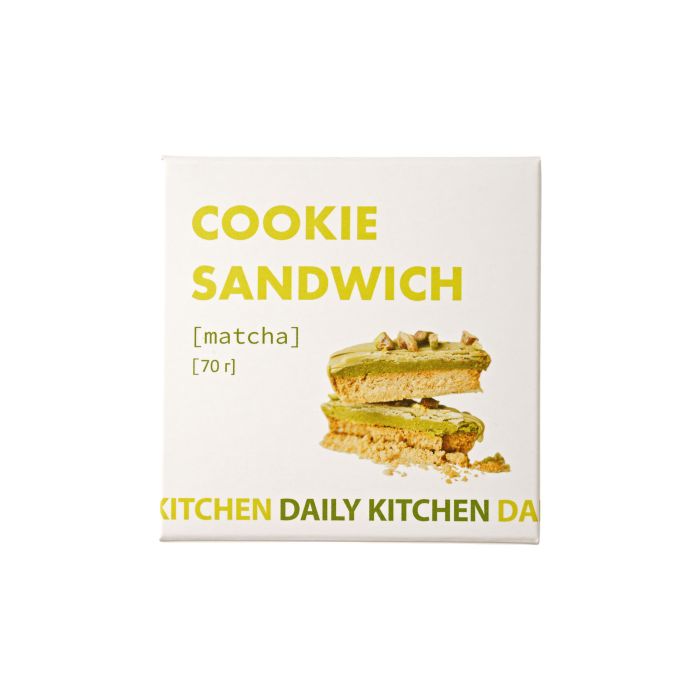 Печиво Матча з кокосовим цукром та підсолоджувачами 70г, Daily Kitchen Печиво Матча з кокосовим цукром та підсолоджувачами 70г, Daily Kitchen