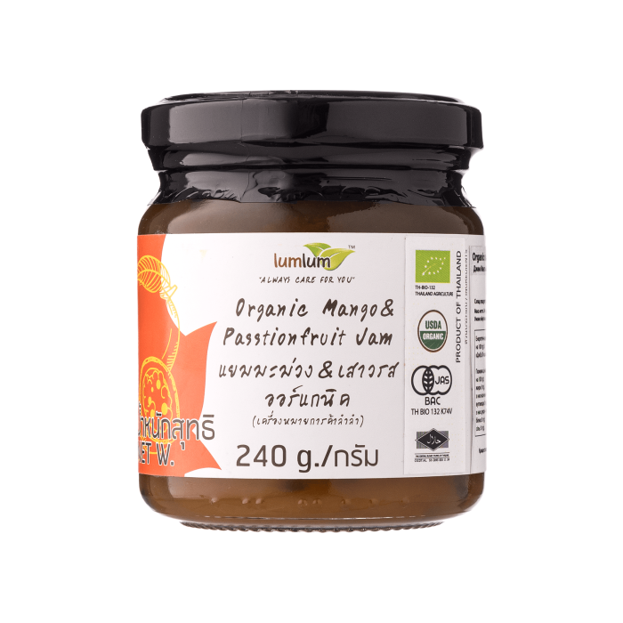 Джем Манго-Маракуйя органічний 240г, lumlum