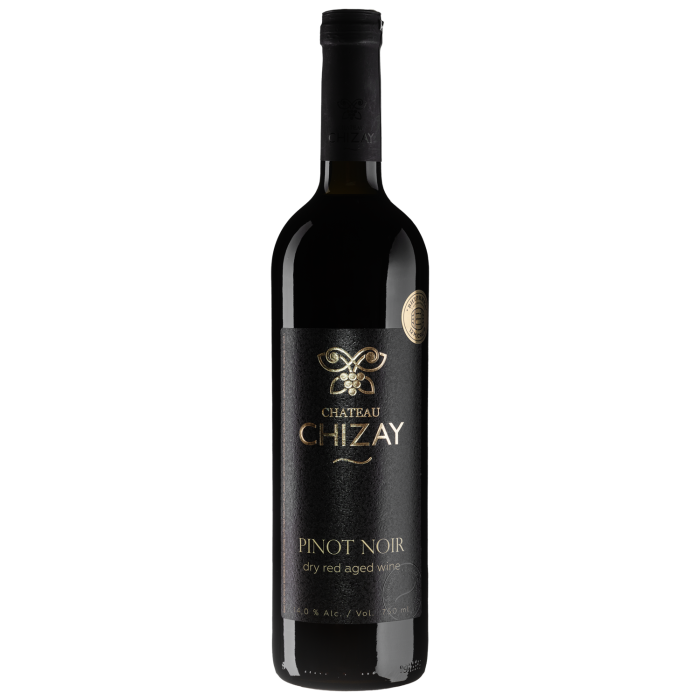 Вино Chateau Chizay Pinot Noir / Піно Нуар (витримка 12 Місяців), червоне сухе, 0.75 л