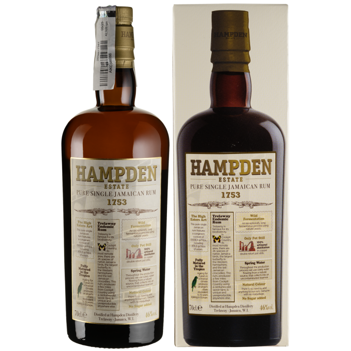 Ром Hampden 1753, 0.7 л