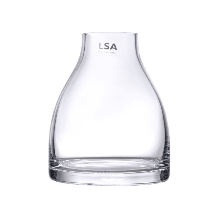 Ваза скляна прозора 16см Flower, LSA international