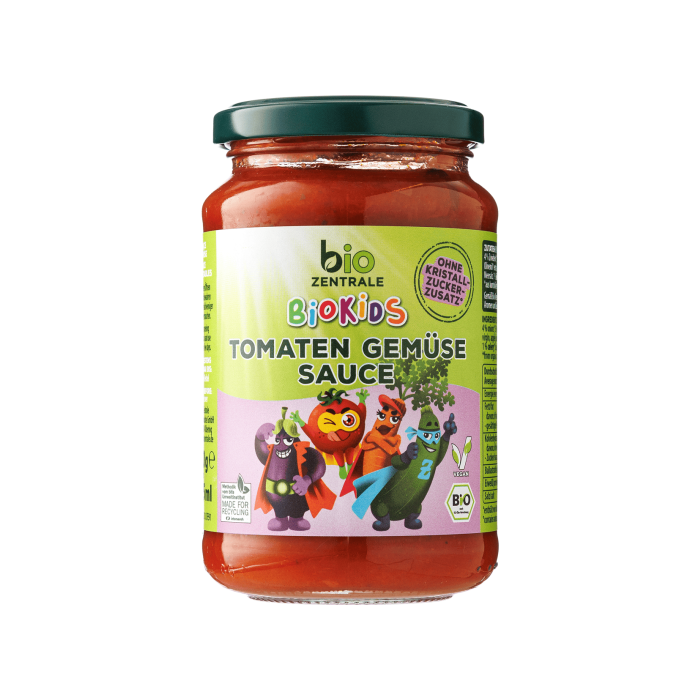 Соус томатний з овочами органічний 350г Bio Kids, Bio Zentrale