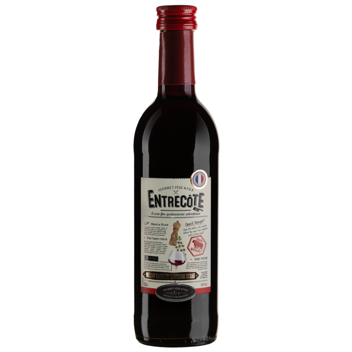 Вино Gourmet Pere & Fils Entrecote / Антрекот, червоне напівсухе, 0.25 л
