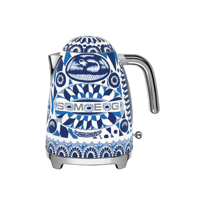 Чайник електричний 1,7 л Dolce & Gabbana Blu Mediterraneo, SMEG