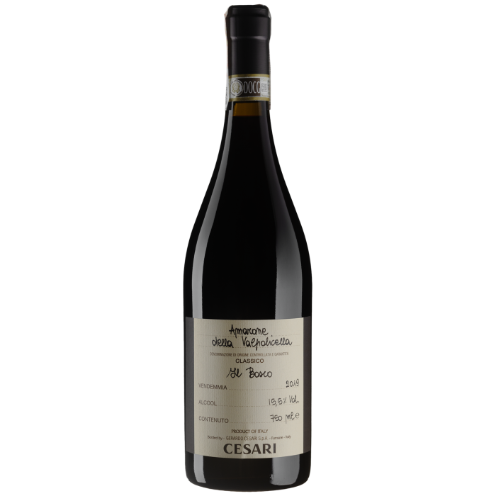 Вино Cesari Amarone della Valpolicella Classico Il Bosco / Амароне делла Вальполічелла Классіко Іль Боско 2019, червоне сухе, 0.75 л Вино Cesari Amarone della Valpolicella Classico Il Bosco / Амароне делла Вальполічелла Классіко Іль Боско 2019, червоне сухе, 0.75 л