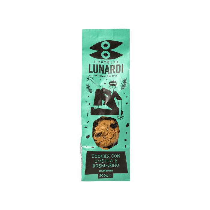 Печиво Родзинки та Розмарин 300г, Fratelli Lunardi