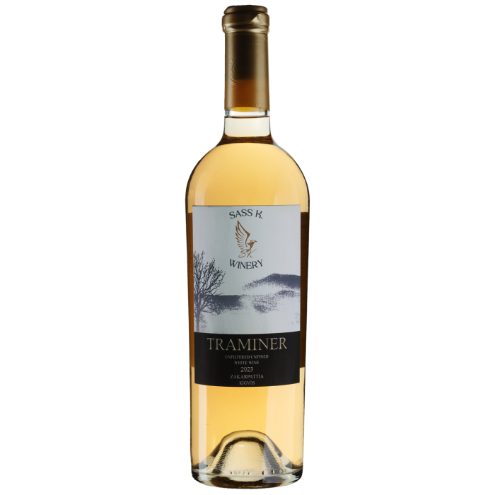 Вино SASS K. Winery Трамінер / Трамінер 2023, біле сухе, 0.75 л