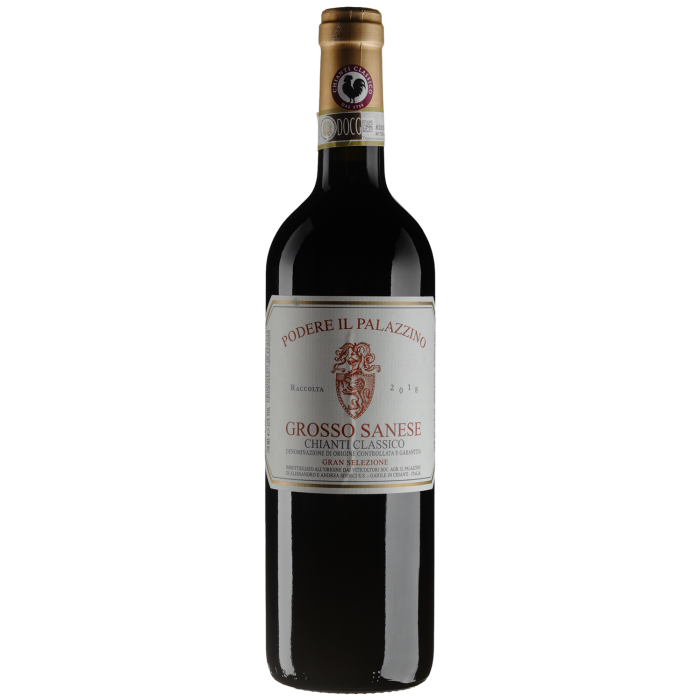 Вино Il Palazzino Chianti Classico Grosso Sanese / Кьянті Классіко Гросо Санезе 2018, червоне сухе, 0.75 л