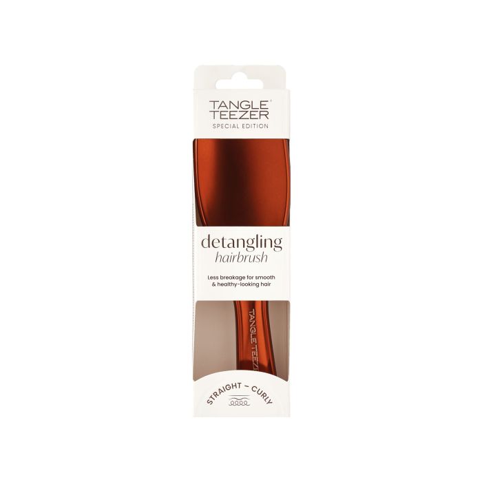 Щітка для волосся шоколадно-бронзового кольору The Ultimate Detangler Chrome, Tangle Teezer Щітка для волосся шоколадно-бронзового кольору The Ultimate Detangler Chrome, Tangle Teezer