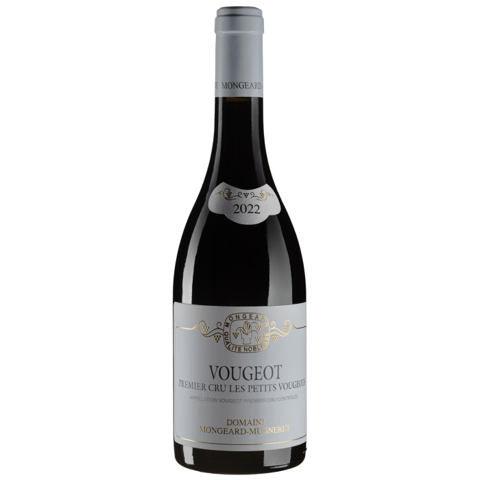 Вино Domaine Mongeard-Mugneret Vougeot 1er Cru Les Petits Vougeots / Вужо Прем'єр Крю Лє Петі Вужо 2022, червоне сухе, 0.75 л