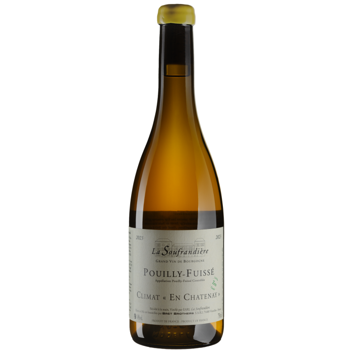 Вино La Soufrandiere Pouilly-Fuisse Climat En Chatenay Cuvee Zen / Пюї-Фюсе Кліма Е Шатене Кюве Зен 2023, біле сухе, 0.75 л