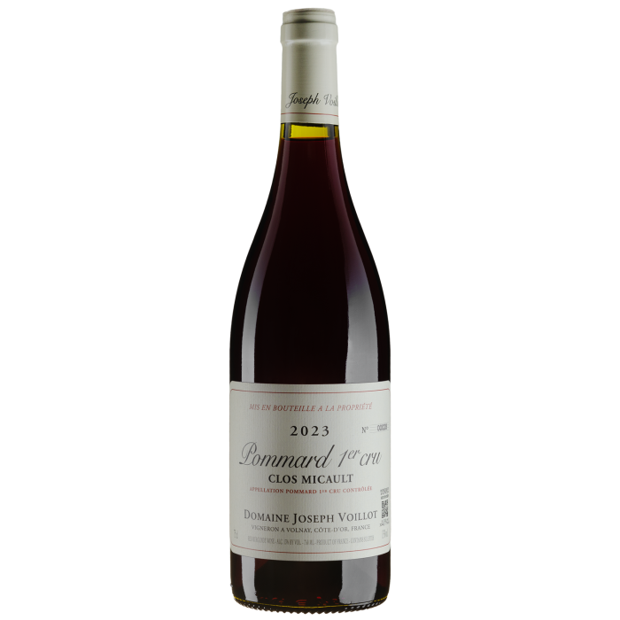 Вино Joseph Voillot Pommard 1er Cru Le Clos Micault / Поммар Прем'єр Крю Ле Кло Міко 2023, червоне сухе, 0.75 л