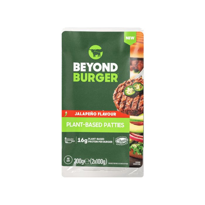 Бургер з халапеньо рослинний заморожений 2х100г, Beyond Meat Бургер з халапеньо рослинний заморожений 2х100г, Beyond Meat