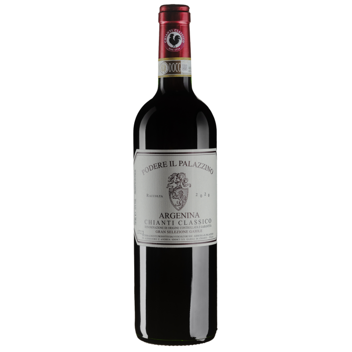 Вино Il Palazzino Chianti Classico Аrgenina Gran Selezione Gaiole / К'янті Клаcсіко Арженіна Гран Селезіоне Гайоле 2020, червоне сухе, 0.75 л