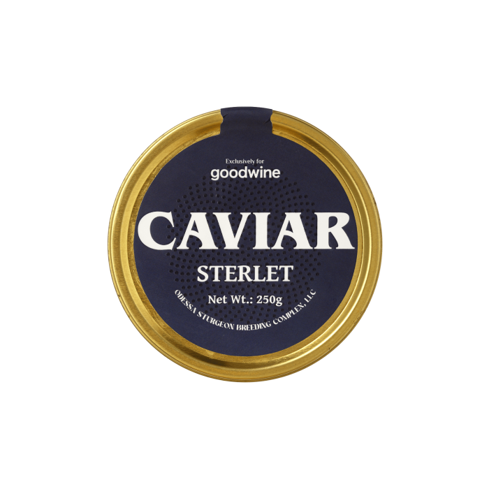 Ікра Стерляді зерниста слабосолена ж/б 250г, ООК