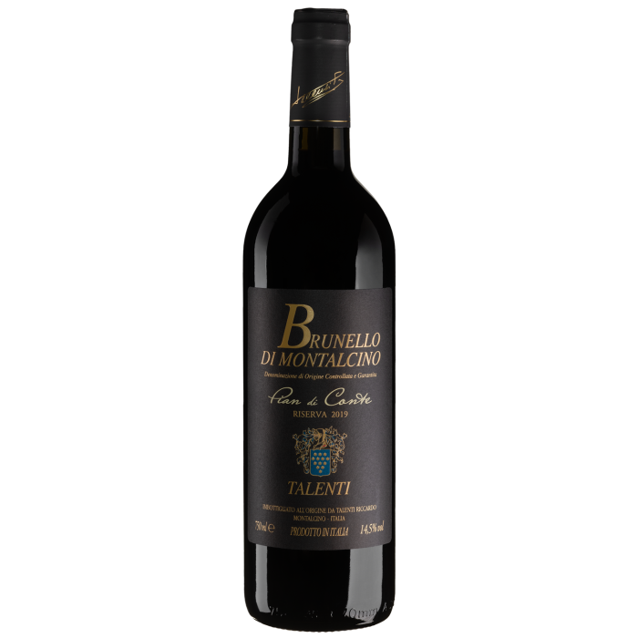 Вино Talenti Brunello di Montalcino Riserva Pian di Conte / Брунелло ді Монтальчіно Різерва П’ян ді Конте 2019, червоне сухе, 0.75 л