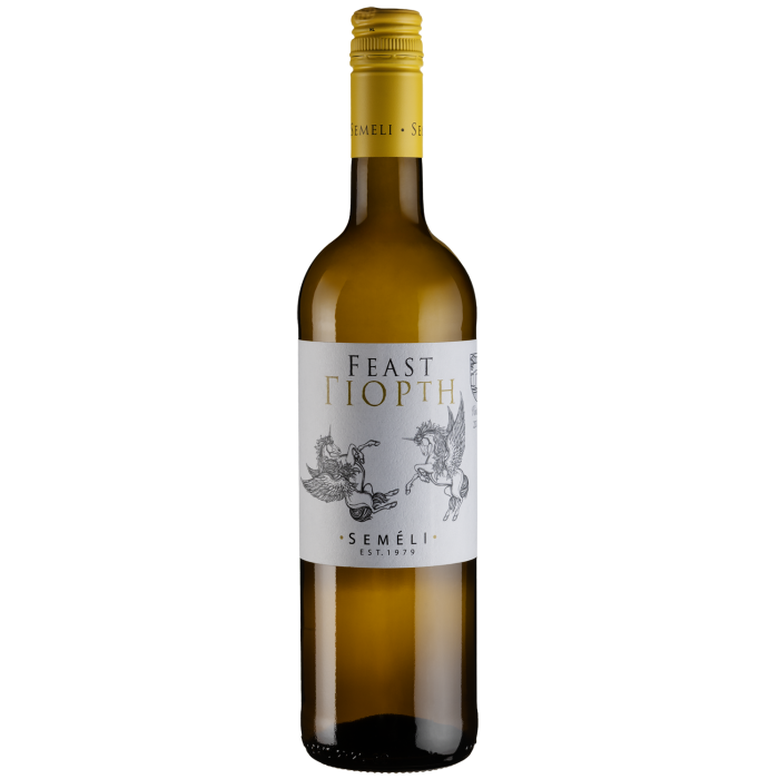 Вино Semeli Giorti/Feast White / Гіорті/Фіст Вайт, біле сухе, 0.75 л