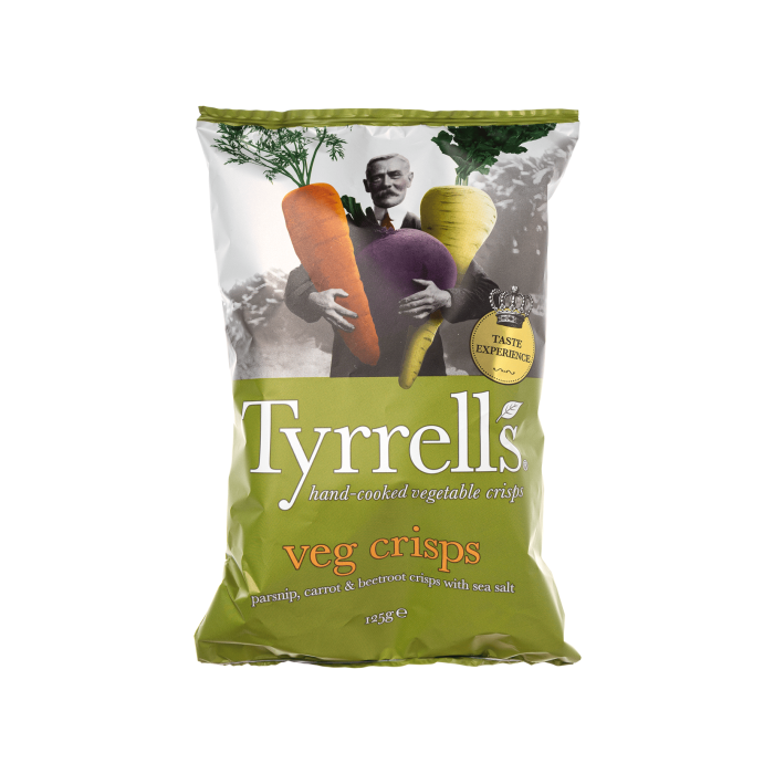 Чипси овочеві 125г, Tyrrell's Чипси овочеві 125г, Tyrrell's
