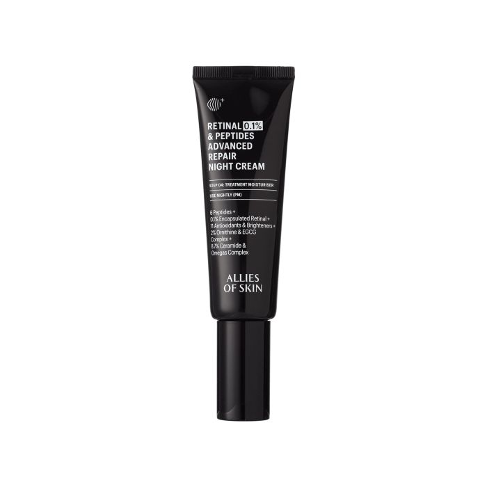 Крем нічний антивіковий з ретиналем 0.1% Retinal & Peptides Advanced Repair Night Cream,48 ml,Allies Крем нічний антивіковий з ретиналем 0.1% Retinal & Peptides Advanced Repair Night Cream,48 ml,Allies