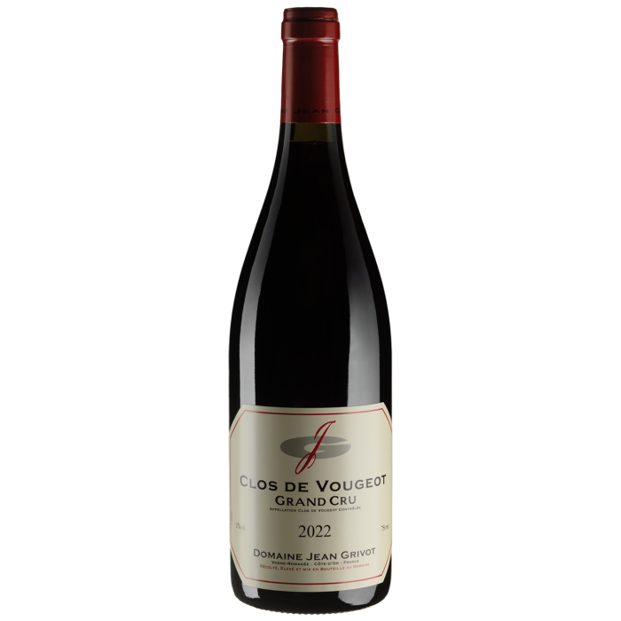 Вино Jean Grivot Clos de Vougeot / Кло де Вужо 2022, червоне сухе, 0.75 л