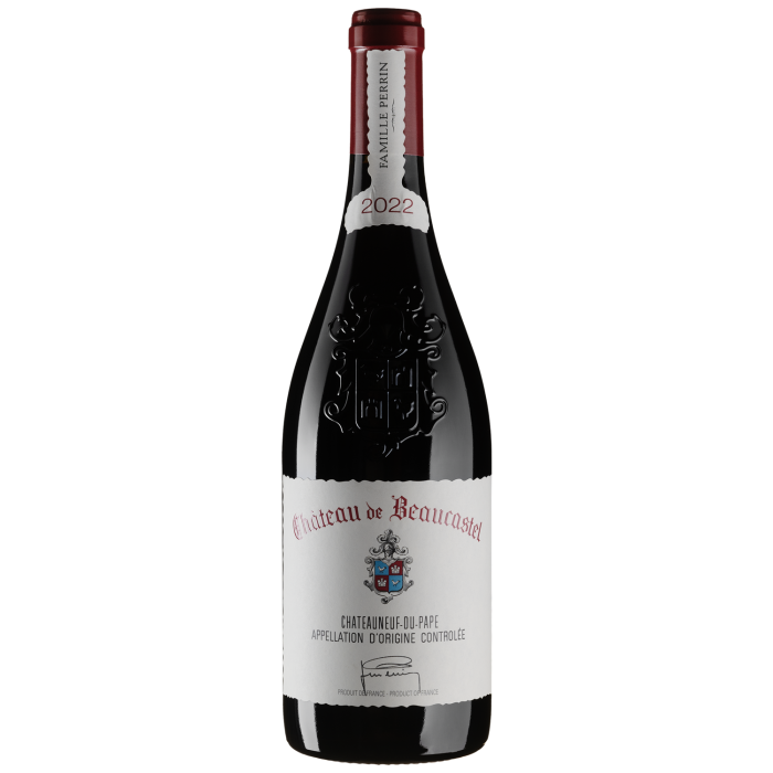 Вино Famille Perrin Chateauneuf-du-Pape Rouge Chateau de Beaucastel / Шатонеф-дю-Пап Руж Шато де Бокастель 2022, червоне сухе, 0.75 л