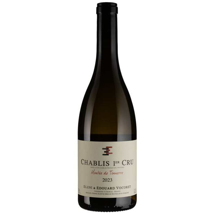 Вино Eleni et Edouard Vocoret Chablis Premier Cru Montee de Tonnerre / Шаблі Прем’єр Крю Мон де Тонер 2023, біле сухе, 0.75 л