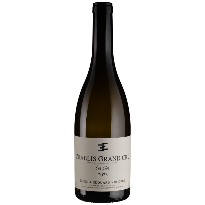 Вино Eleni et Edouard Vocoret Chablis Grand Cru Les Clos / Шаблі Гран Крю Лє Кло 2023, біле сухе, 0.75 л