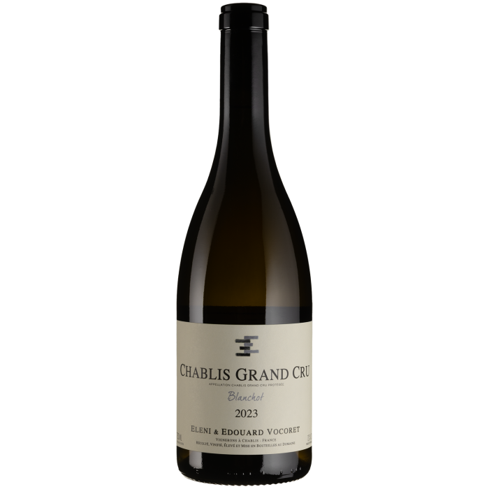 Вино Eleni et Edouard Vocoret Chablis Grand Cru Blanchot / Шаблі Гран Крю Бланшо 2023, біле сухе, 0.75 л