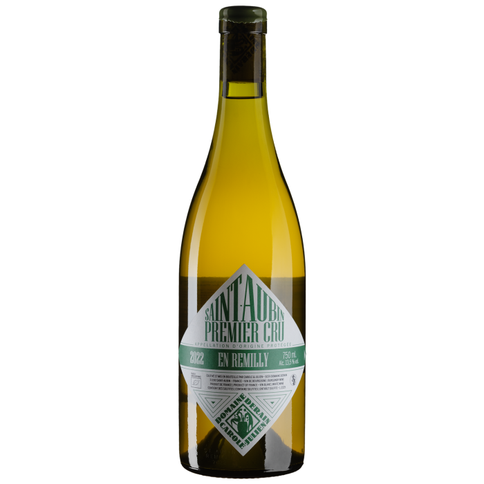 Вино Domaine Derain Saint-Aubin 1er Cru En Remilly / Сен-Обен Прем'єр Крю Ан Ремії 2022, біле сухе, 0.75 л