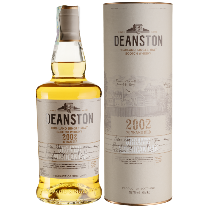 Віскі Deanston 20yo Organic, 0.7 л
