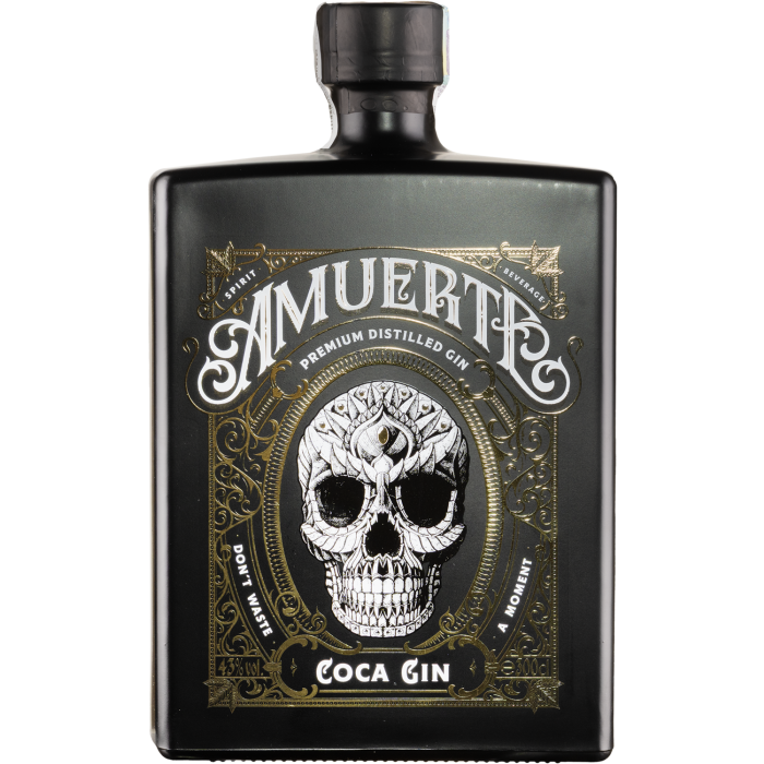 Джин Amuerte Coca Leaf Gin Black Edition, 3 л
