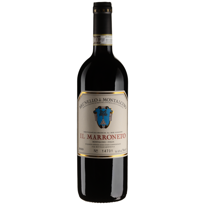 Вино Il Marroneto Brunello di Montalcino Il Marroneto / Брунелло ді Монтальчіно Іль Марронето 2020, червоне сухе, 0.75 л Вино Il Marroneto Brunello di Montalcino Il Marroneto / Брунелло ді Монтальчіно Іль Марронето 2020, червоне сухе, 0.75 л