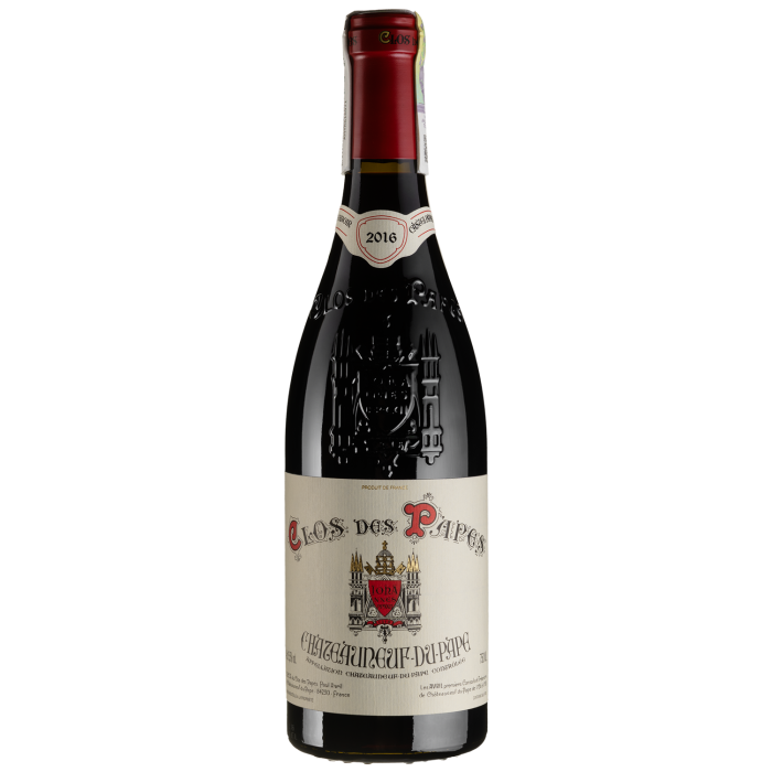 Вино Clos des Papes Paul Avril Chateauneuf du Pape Clos Des Papes / Шатоньоф дю Пап Кло Де Пап 2016, червоне сухе, 0.75 л Вино Clos des Papes Paul Avril Chateauneuf du Pape Clos Des Papes / Шатоньоф дю Пап Кло Де Пап 2016, червоне сухе, 0.75 л