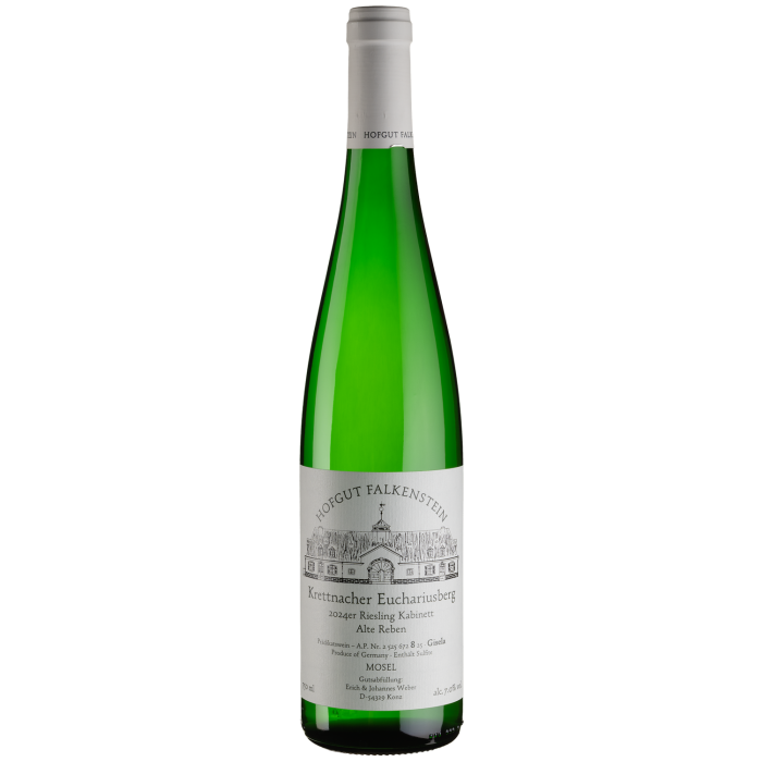 Вино Hofgut Falkenstein Krettnacher Euchariusberg Riesling Kabinett Alte Reben / Креттнахер Ойхаріусберг Рислінг Кабінетт Альте Ребен 2024, біле напівсолодке, 0.75 л