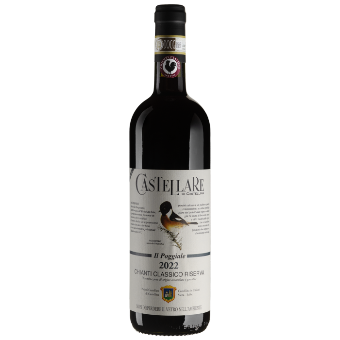 Вино Castellare di Castellina Chianti Classico Riserva Il Poggiale / Кьянті Класcіко Різерва Іль Поджіалє 2022, червоне сухе, 0.75 л