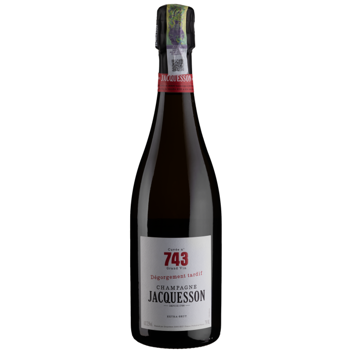 Шампанське Champagne Jacquesson Cuvee №743 DT / Кюве №743 DT, біле, 0.75 л