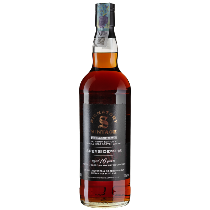 Віскі Signatory Speyside (GL) 100 Proof, 0.7 л