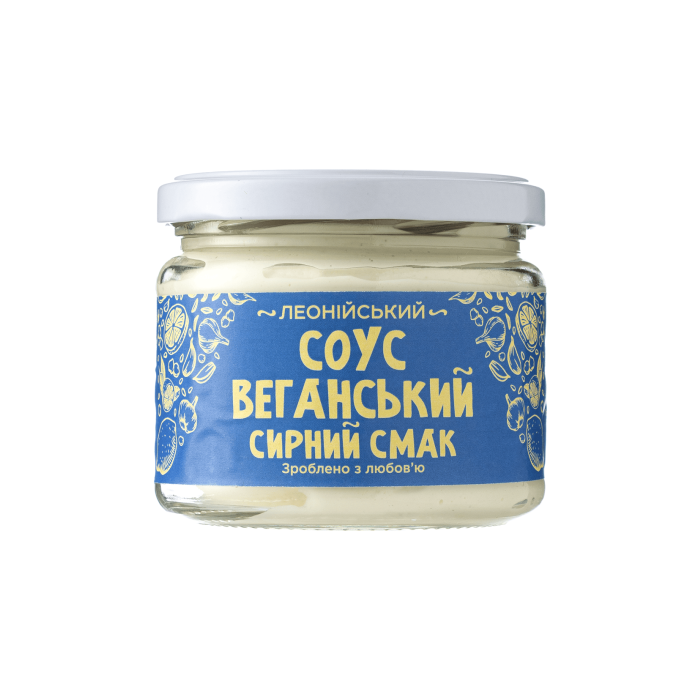 Соус веганський Сирний смак 250г, Леонійський