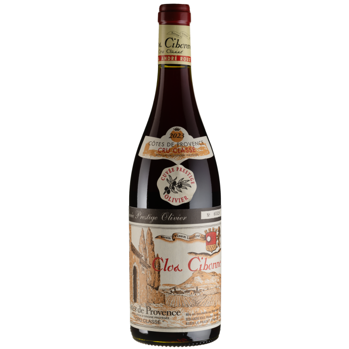 Вино Clos Cibonne Rouge Cuvee Prestige Olivier / Руж Кюве Престіж Олів'є 2023, червоне сухе, 0.75 л