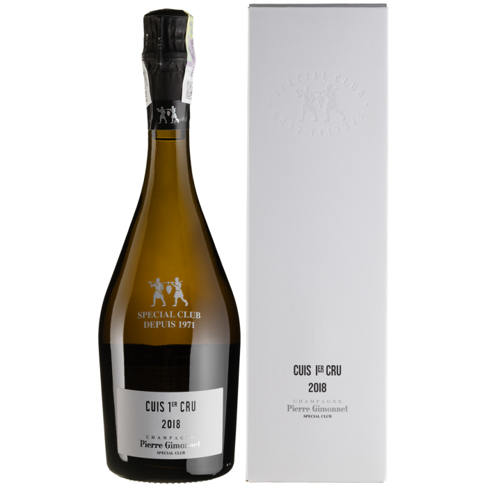 Шампанське Pierre Gimonnet & Fils Special Club Cuis Premier Cru Extra Brut / Спешл Клаб Кюі Прем'єр Крю Екстра Брют 2018, біле, 0.75 л