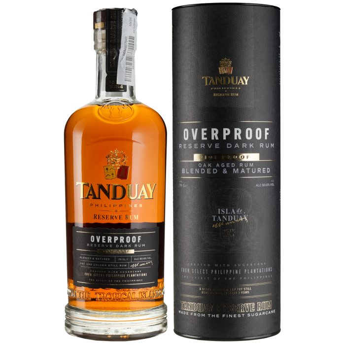 Ром Tanduay Overproof, Tube, 0.7 л