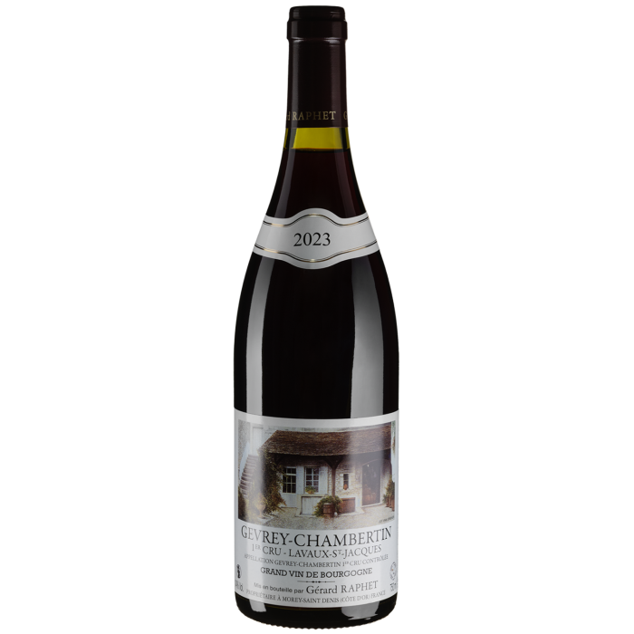 Вино Gerard Raphet Gevrey-Chambertin Lavaux St Jacques / Жевре-Шамбертен Лаво Сен Жак 2023, червоне сухе, 0.75 л