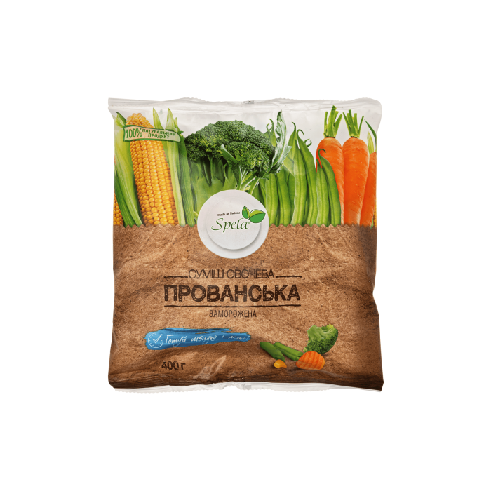 Суміш овочева заморожена Прованська 400г, Spela