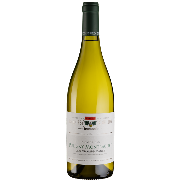 Вино Jacques Carillon Puligny Montrachet Premier Cru Les Champs Canet / Пуліньї Монраше Прем'єр Крю Ле Шам Кане 2023, біле сухе, 0.75 л