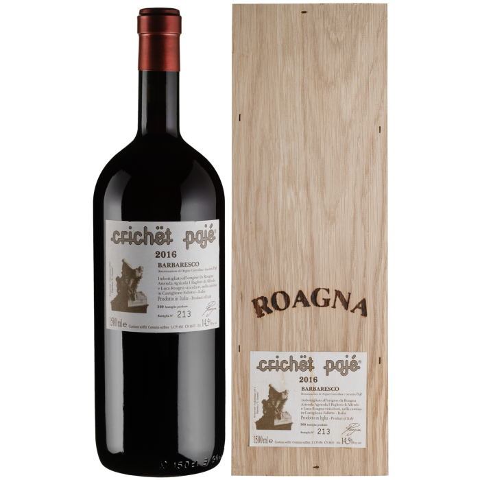 Вино Roagna Barbaresco Crichet Paje / Барбареско Крікет Пає 2016, червоне сухе, 1.5 л