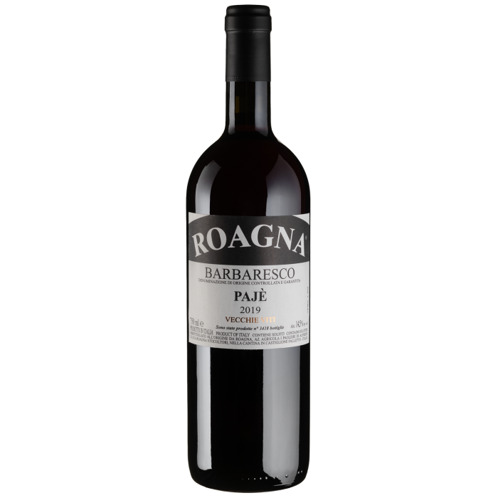 Вино Roagna Barbaresco Paje Vecchie Viti / Барбареско Пає Веккьє Віті 2019, червоне сухе, 0.75 л Вино Roagna Barbaresco Paje Vecchie Viti / Барбареско Пає Веккьє Віті 2019, червоне сухе, 0.75 л