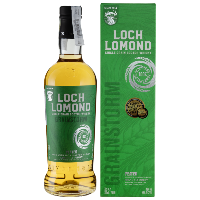Віскі Loch Lomond Peated Single Grain, gift box, 0.7 л