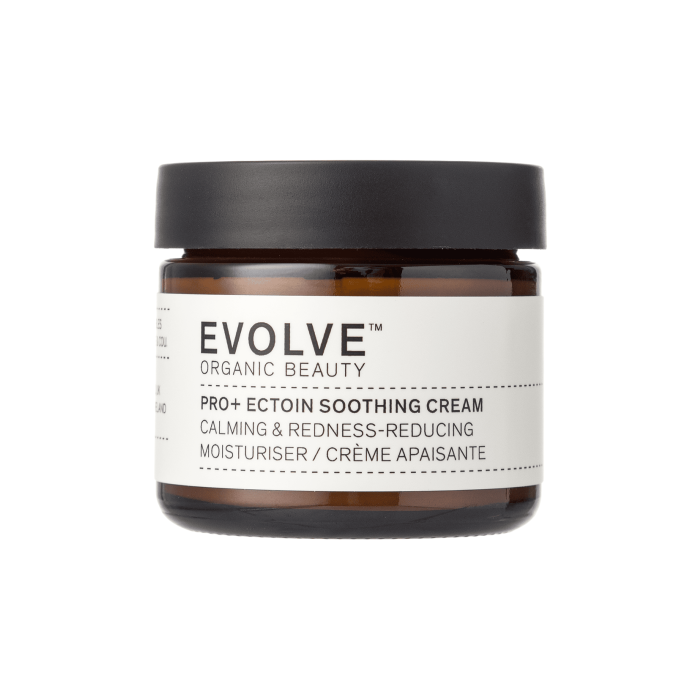 Крем для обличчя заспокійливий з ектоїном 60мл, Evolve Organic Beauty