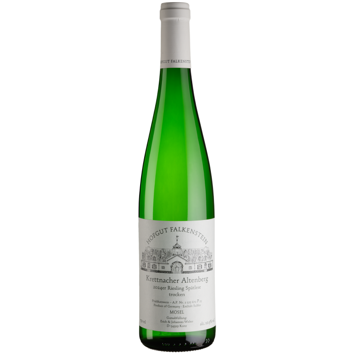Вино Hofgut Falkenstein Krettnacher Altenberg Riesling Spatlese Trocken / Креттнакер Альтенберг Рислінг Шпатлезе Трокен 2024, біле сухе, 0.75 л